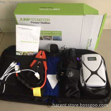 for car jumper starter and laptop power bank  with 18000mah capacity